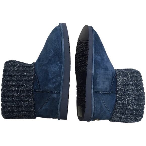 LAMO Empire Boots Leather Suede Ankle High Fleece Lined Women's 11 Sweater Cuff - Picture 5 of 9